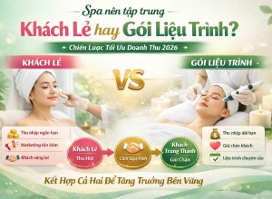 Spa Nên Tập Trung Khách Lẻ Hay Bán Gói Liệu Trình? Chiến Lược Tối Ưu Doanh Thu 2026